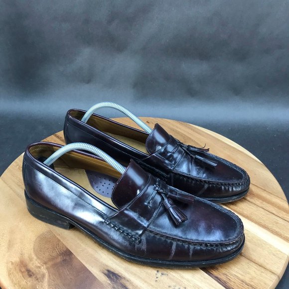 Cole Haan Other - Cole Haan Brown Leather Tassel Loafers Slip On Shoes Mens Size 11 M